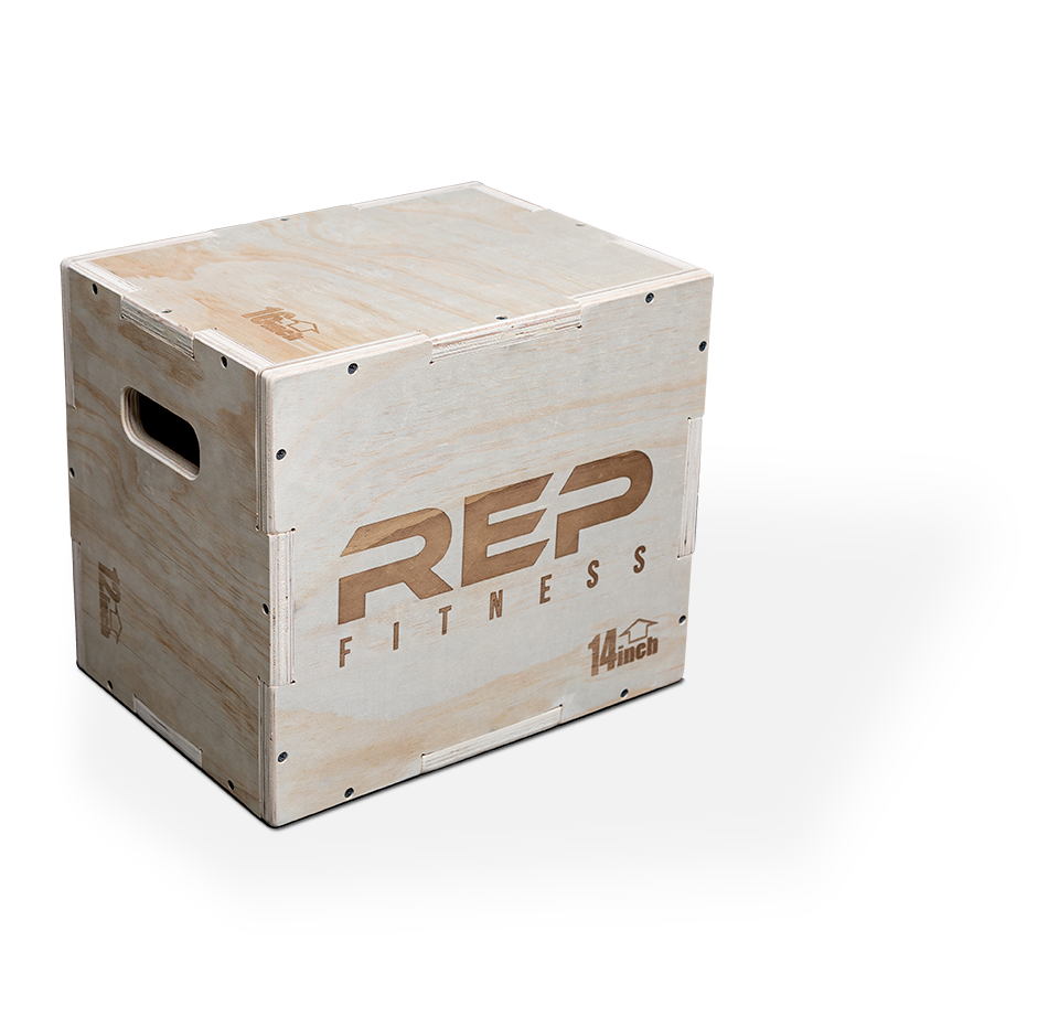 3-in-1 Wood Plyo Boxes, REP Fitness