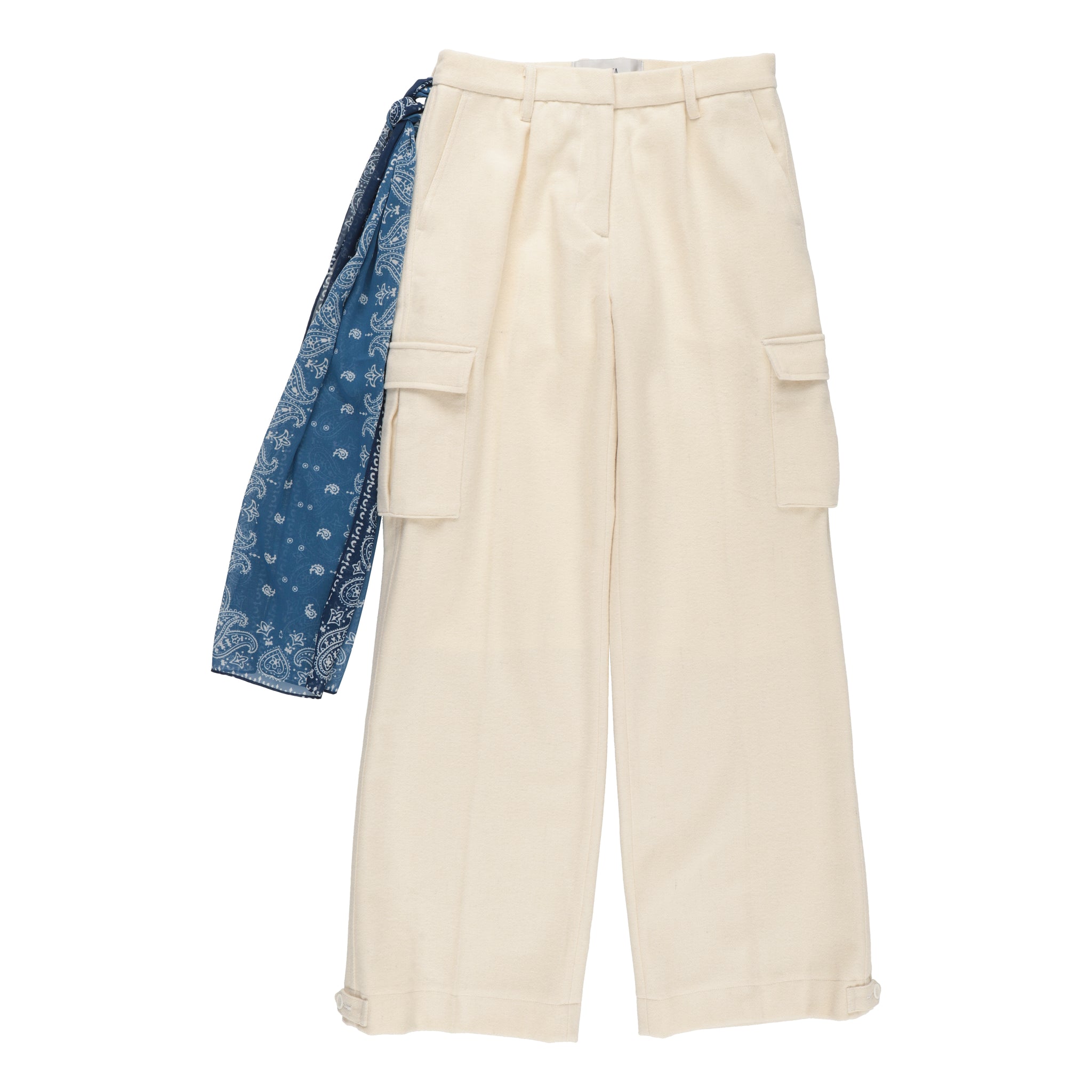 WOOL BDU PANTS (WHITE)