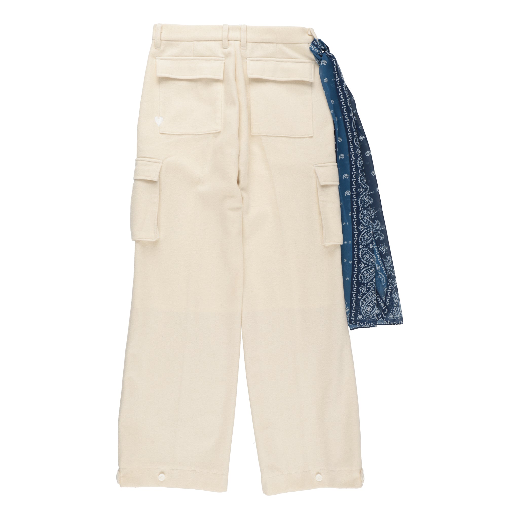 WOOL BDU PANTS (WHITE)