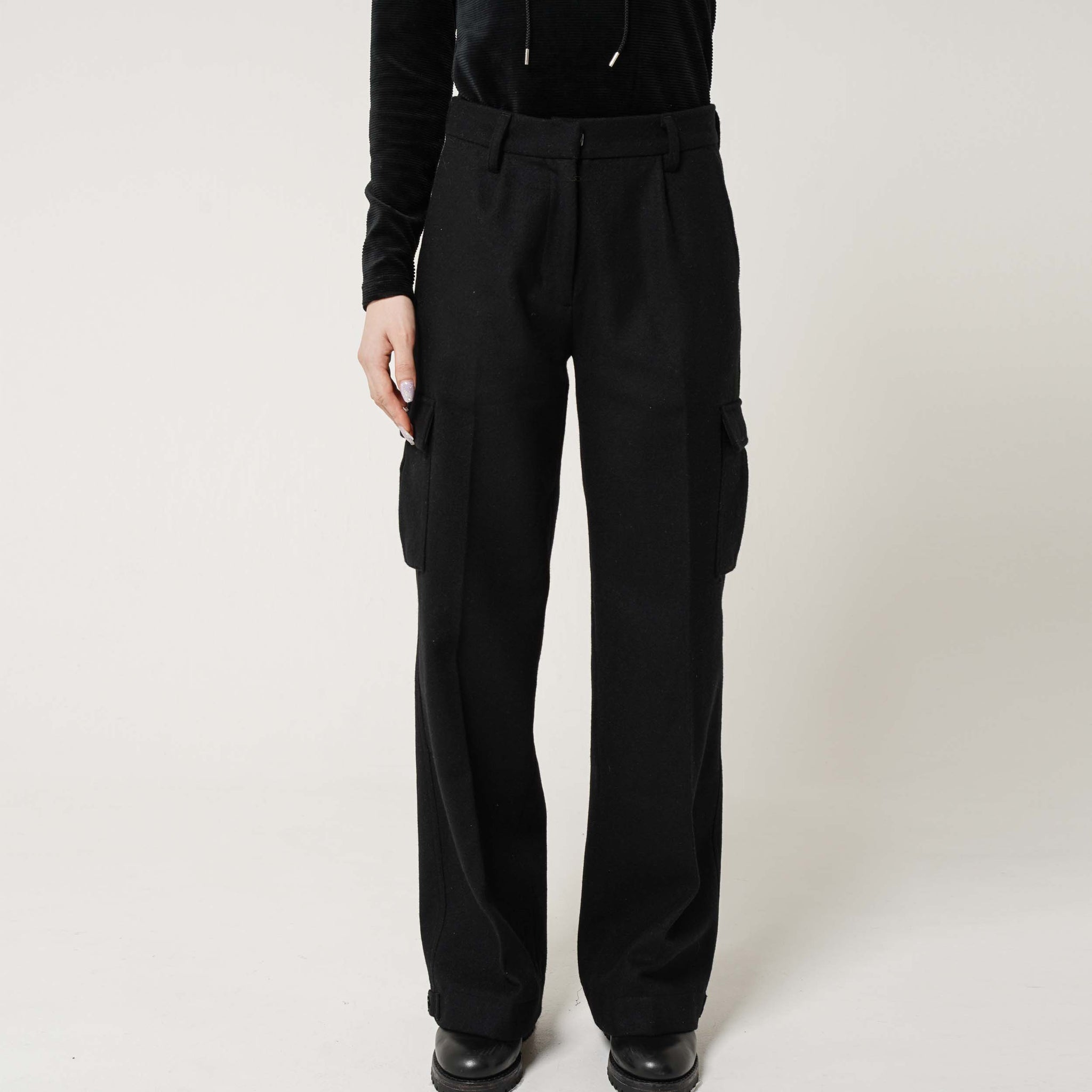 WOOL BDU PANTS (BLACK)