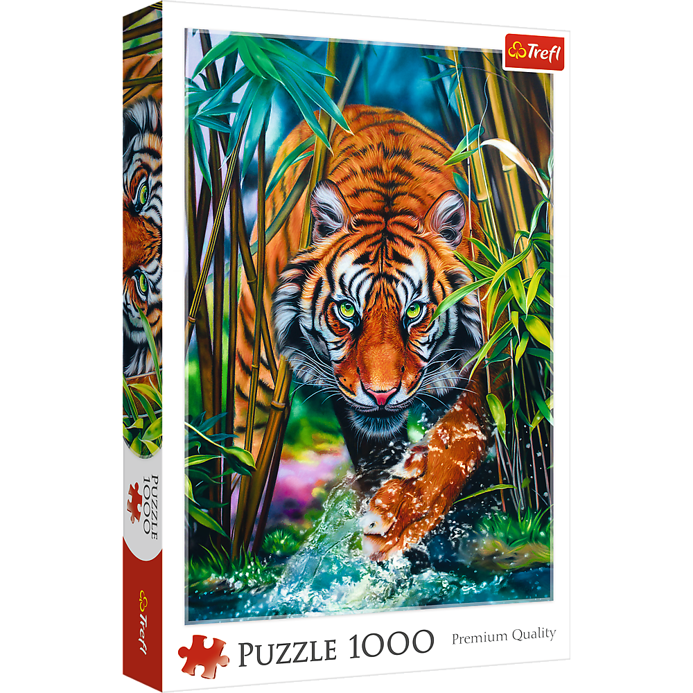 Puzzle Premium Quality African elephants 1000 pcs - Trefl - BCD