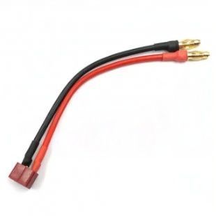 Copy of Yeah Racing 4mm Plug w/ T-Plug Connector Wire 15cm