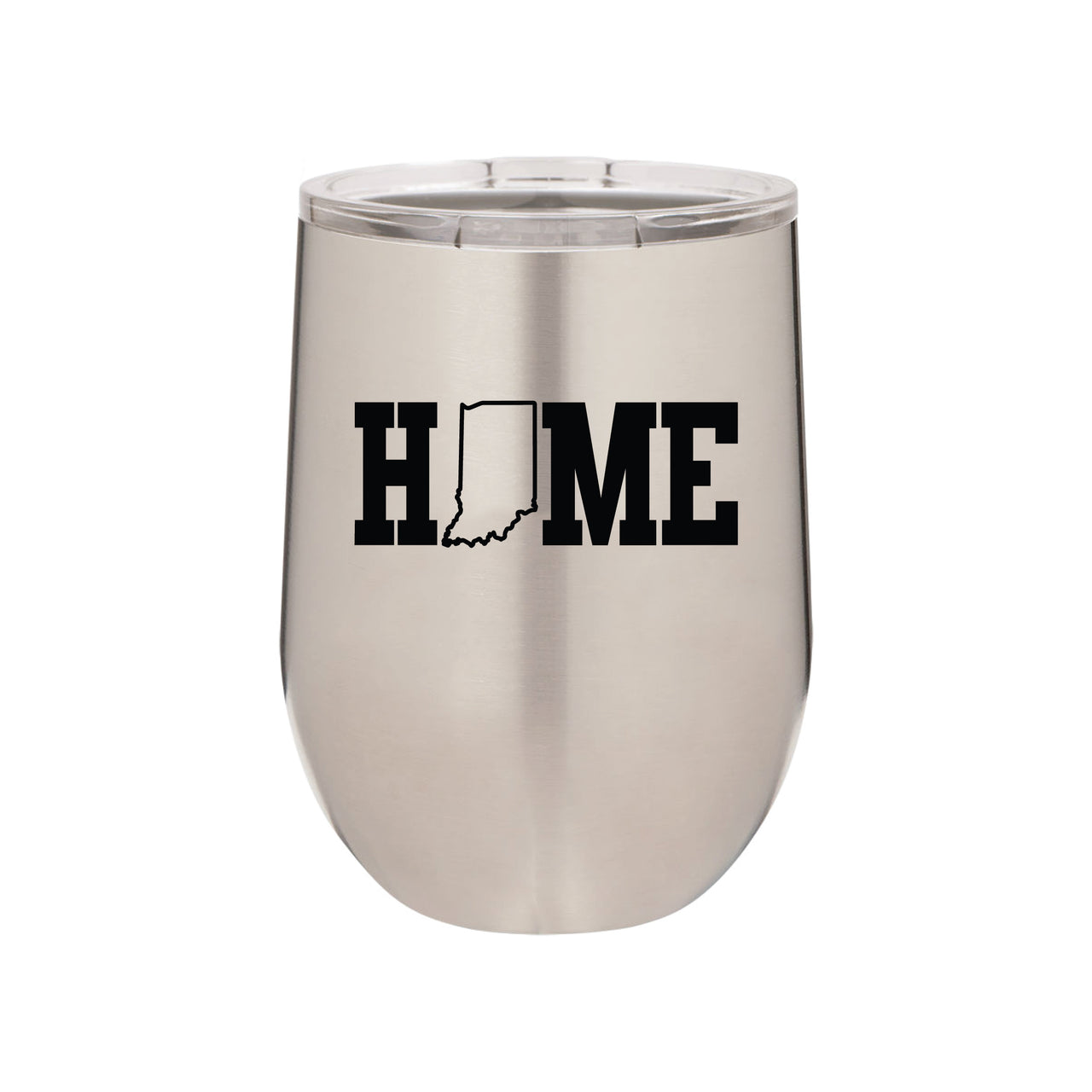 12oz Stemless Wine Glass - Indiana Home