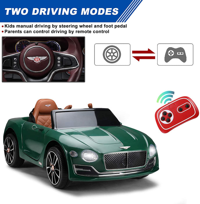 bentley ride on car with remote control manual