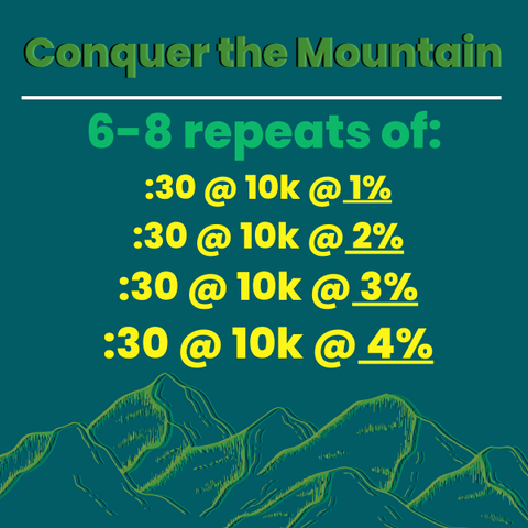 Conquer the mountain workout