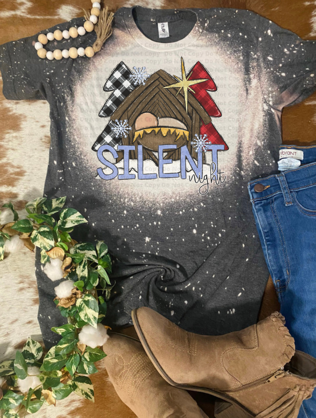 Silent Night Bleach Tee