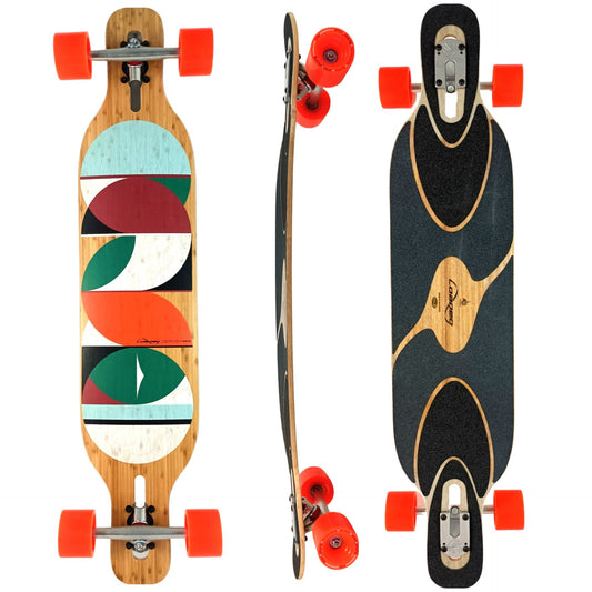 picnic Munk Monica Loaded: Tan Tien Longboard Skateboard Complete - MUIRSKATE