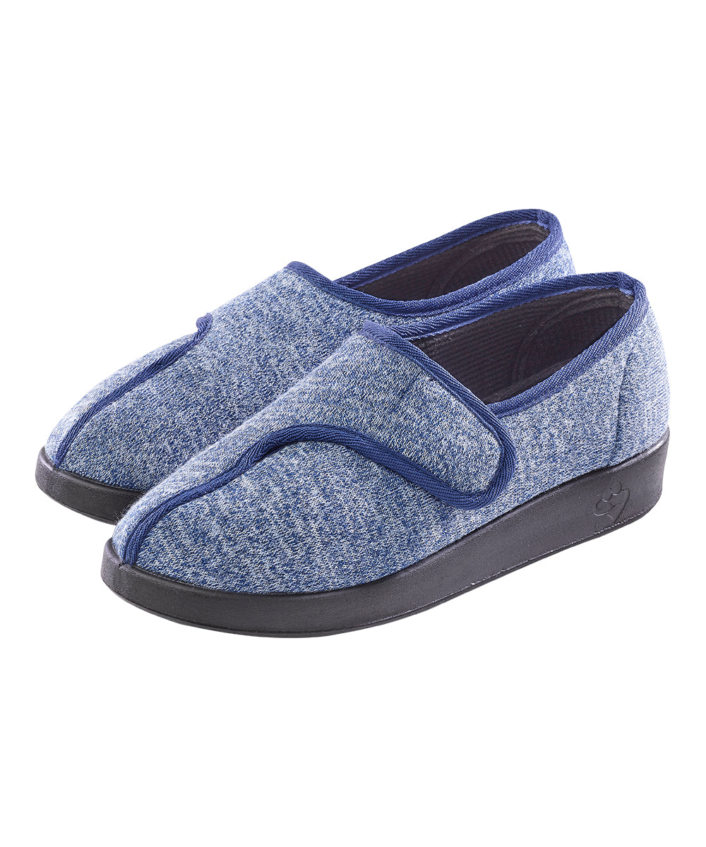 Womens Extra Wide Easy Closure Slippers – ZoomerStore