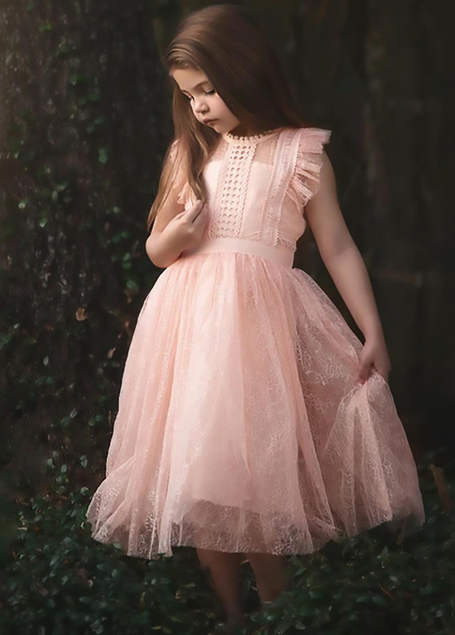 CLARISSA DRESS PEACHY PINK – TRISH SCULLY