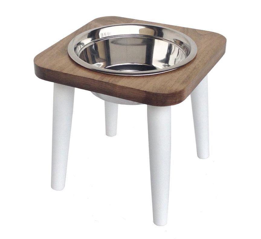 Elevated Single Dog Bowl from DutchCrafters Amish Furniture