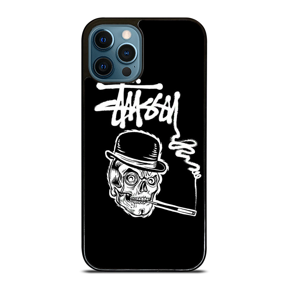 Stussy Smoke Skull Iphone 12 Pro Max Case Casespice