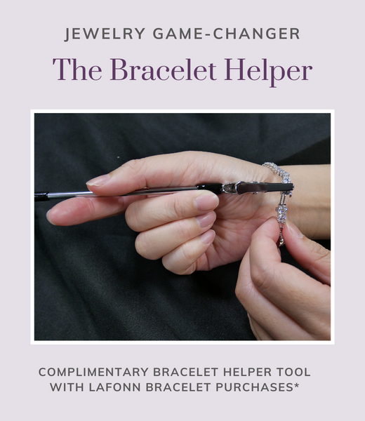 Complimentary bracelet helper tool with Lafonn bracelet purchases