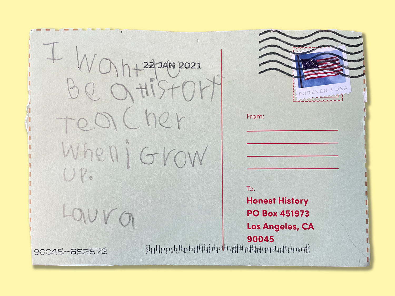 Postcard from Laura