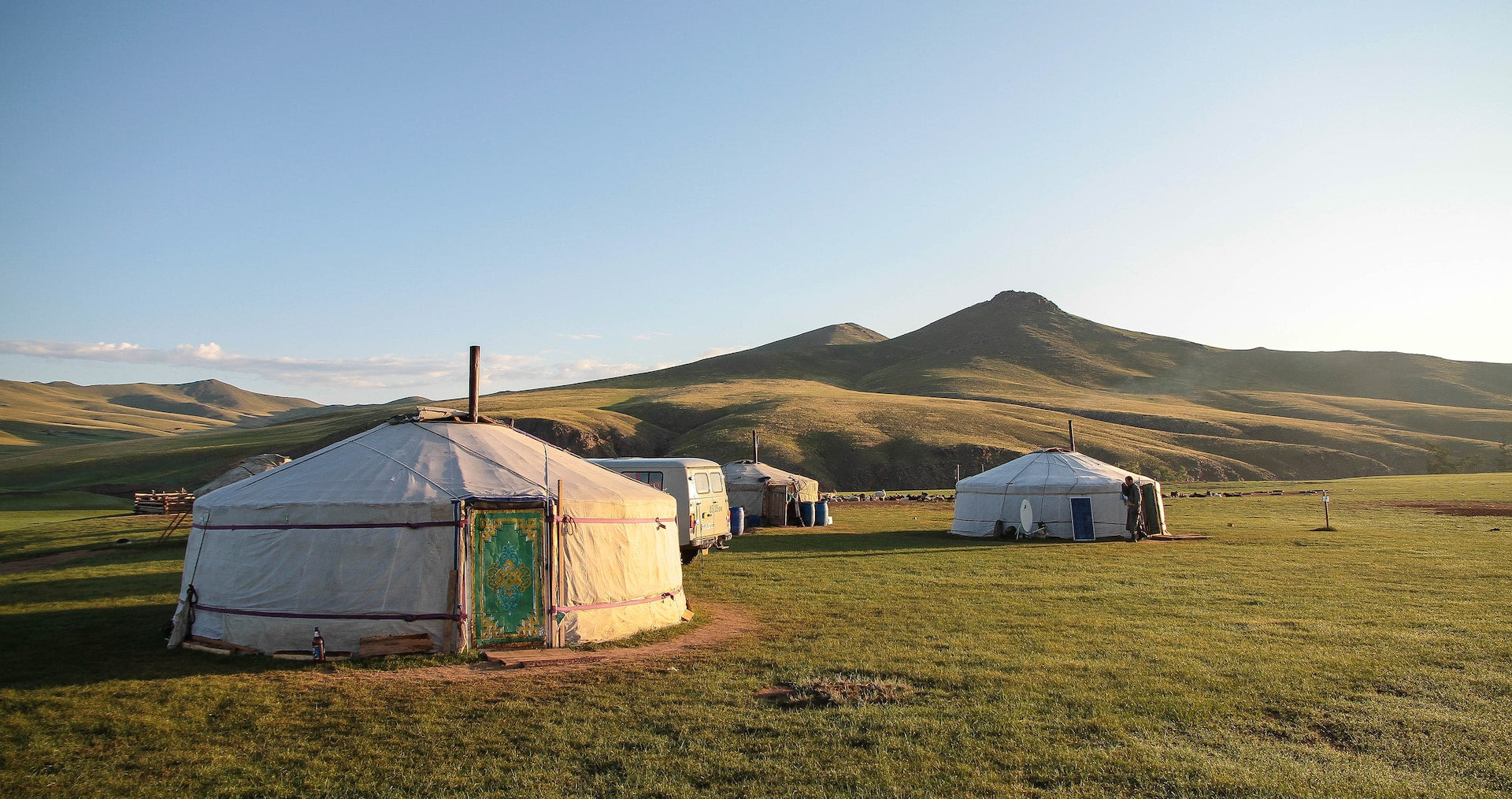 Image of ger (or yurts) in Mongolia