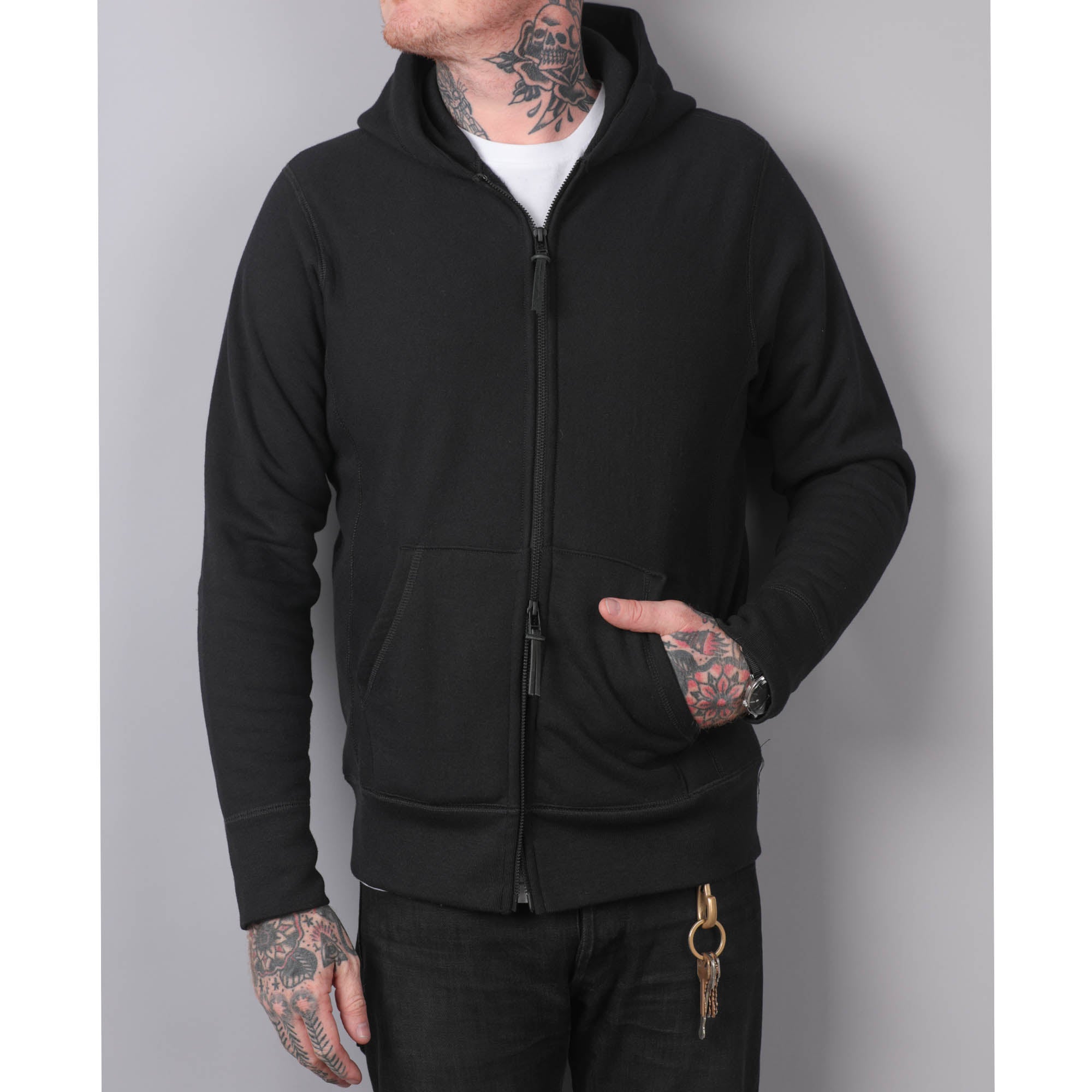 heavyweight zipper hoodie