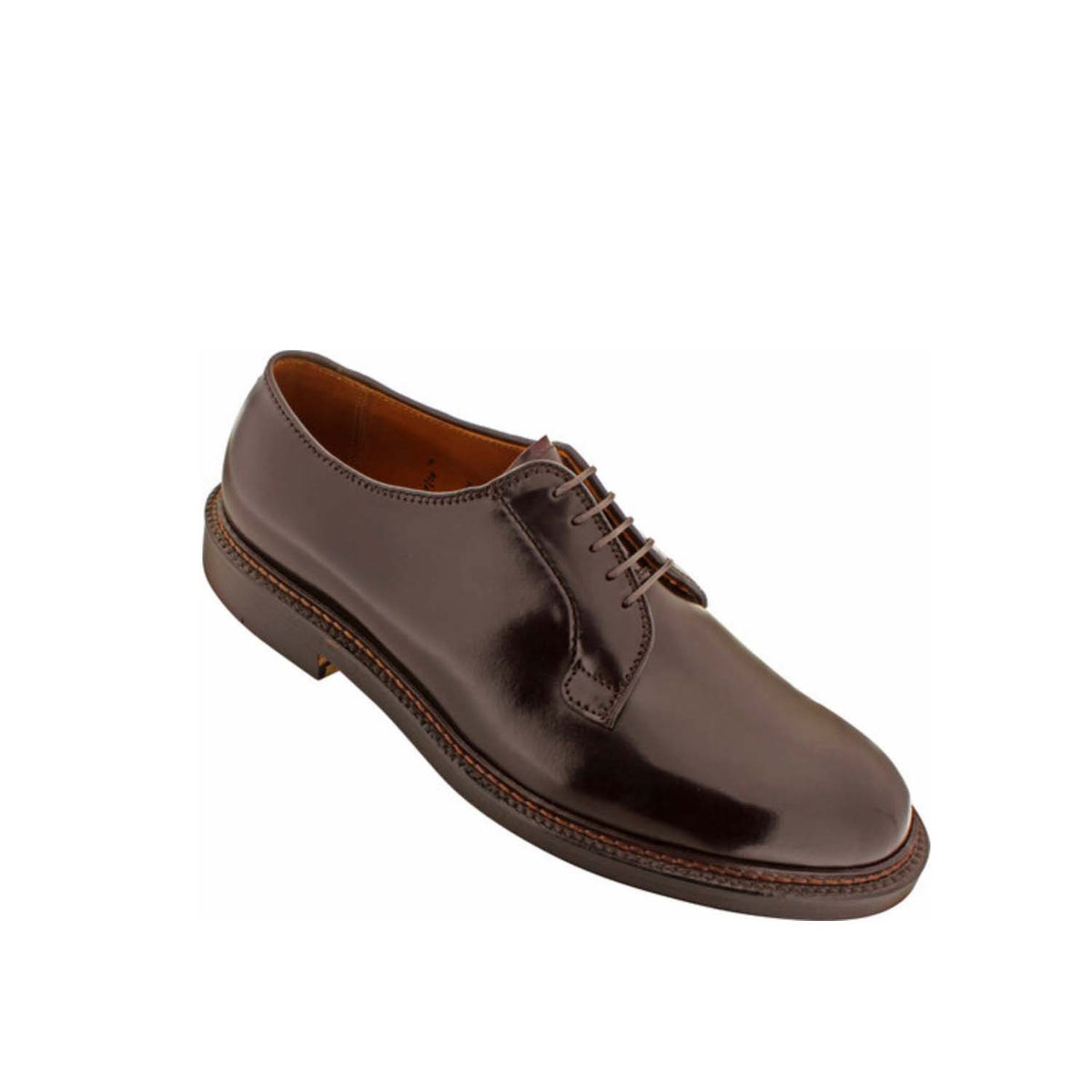 Alden 9901 Plain Toe Blucher Black Shell Cordovan