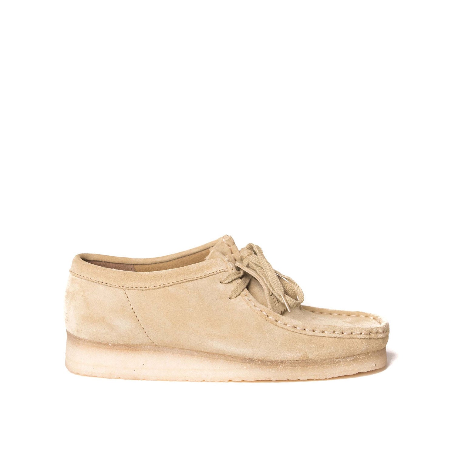 maple suede wallabees