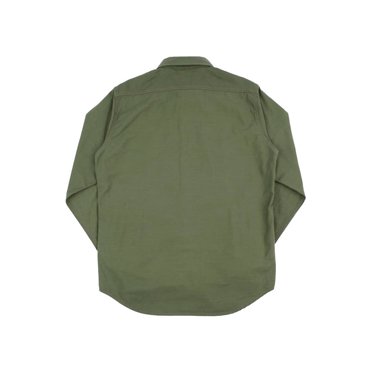 Iron Heart IHSH-328-GRN 7oz Back Satin Military CPO Shirt Green