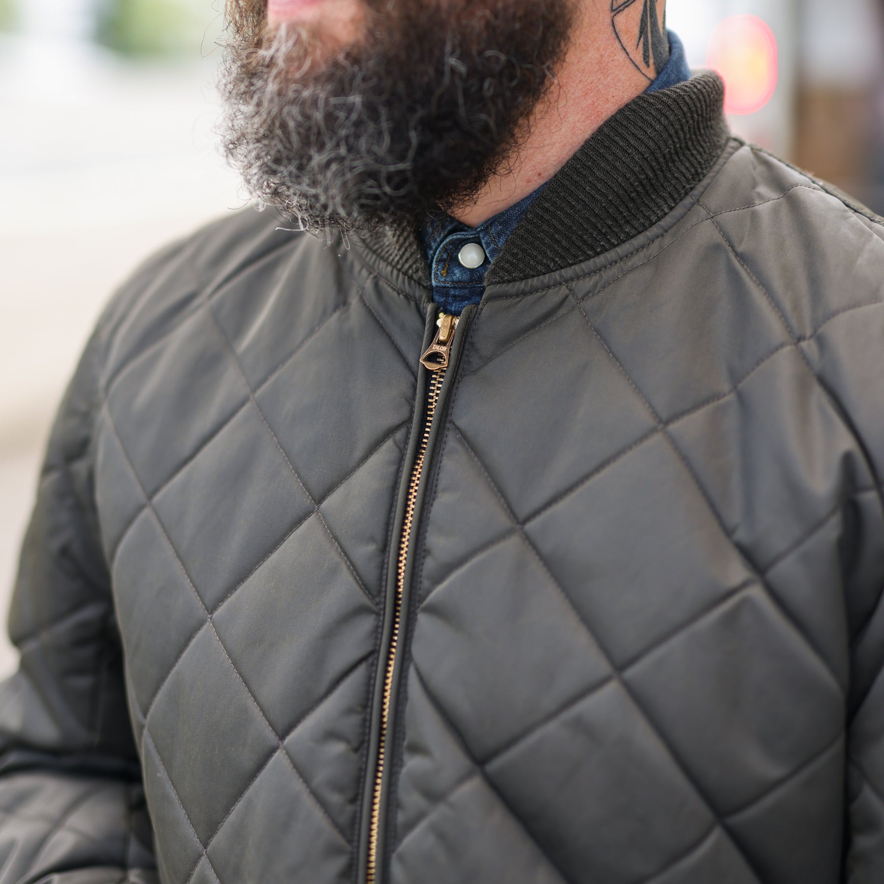 rrl quilted jacket