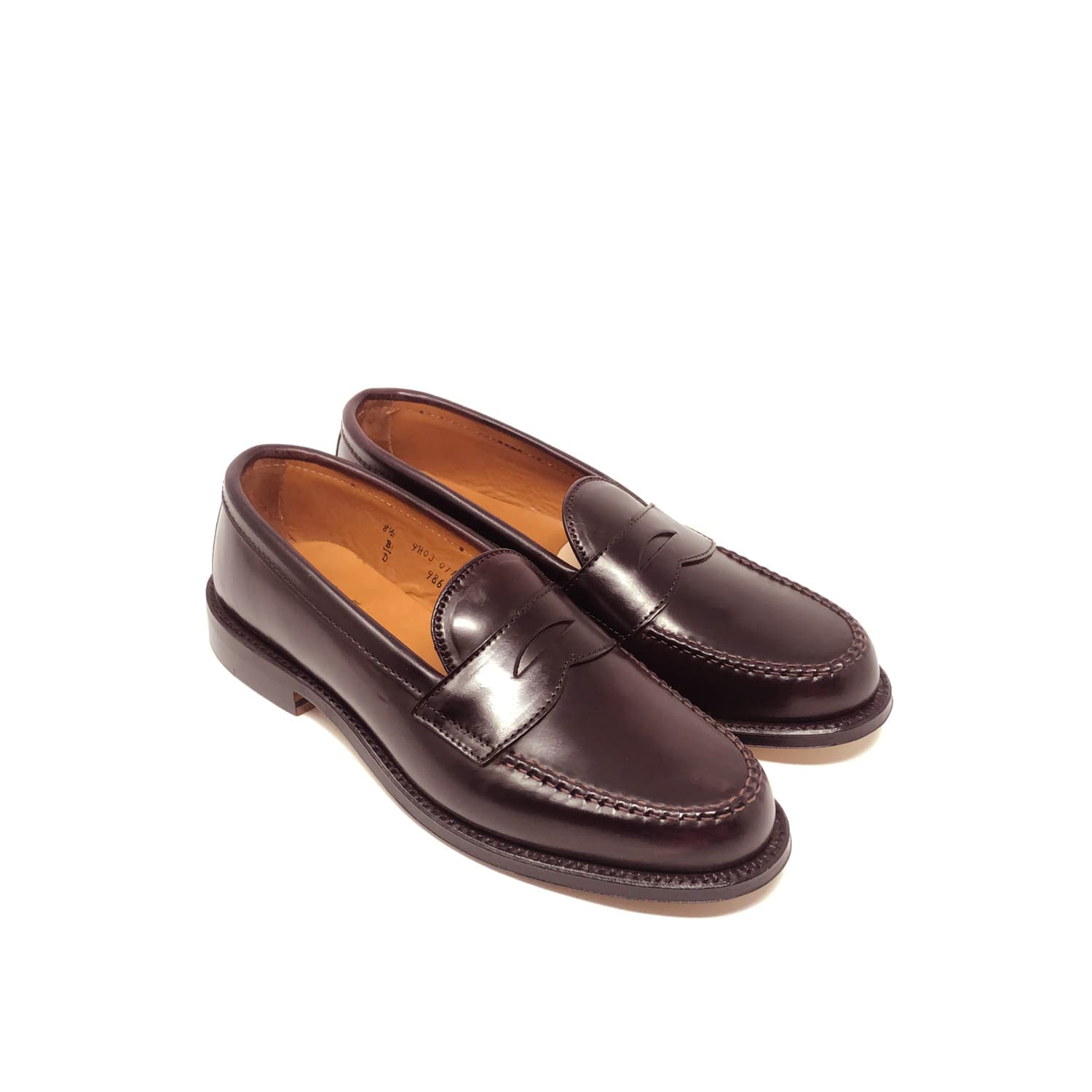 986 Handsewn Penny Loafer Color 8 Shell Cordovan - Snake Oil Provisions