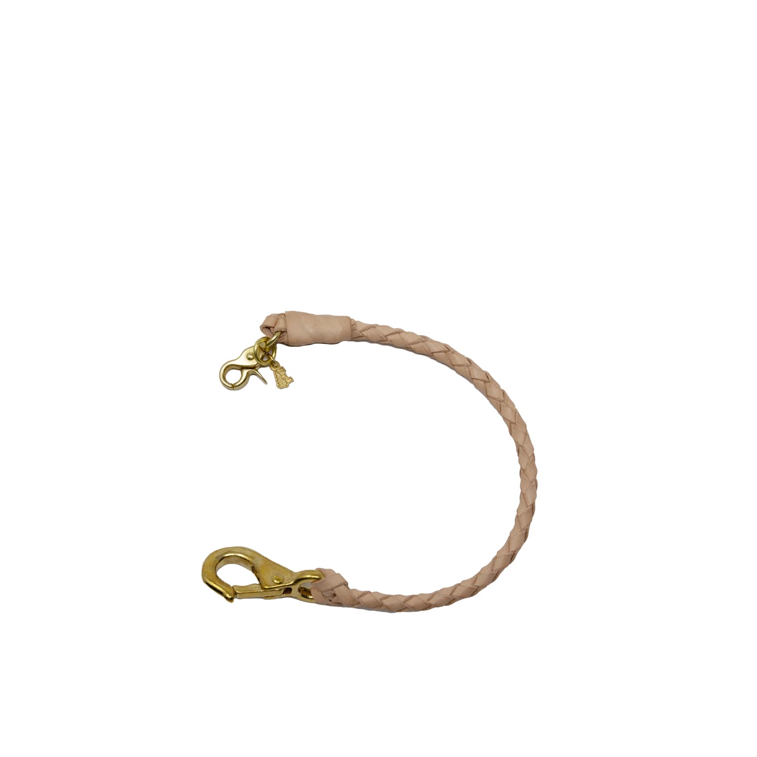 Braided Minimalist Lanyard Natural Veg Tan