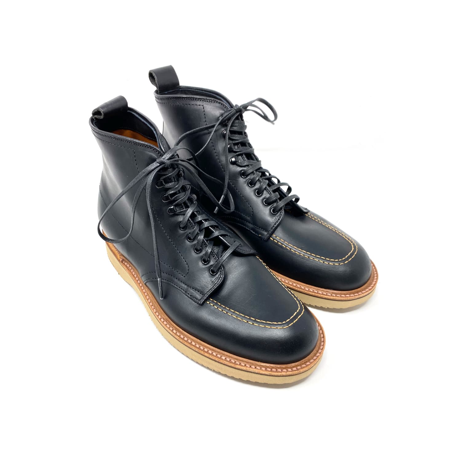 超美品の超美品のAlden INDY BOOT 401 BLACK オールデン インディ