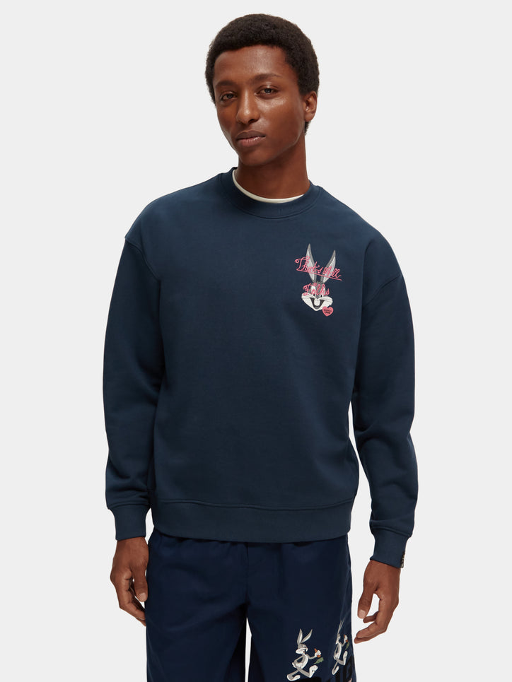 Looney Tunes x Scotch & Soda Unisex graphic organic cotton hoodie