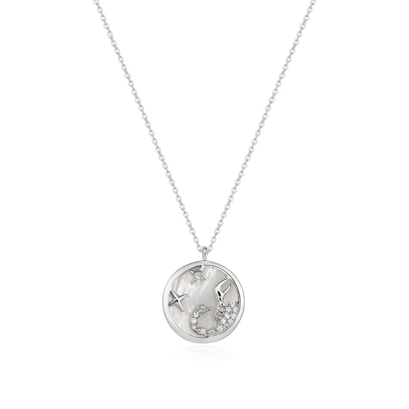 Zodiac Collection - Constellation Shell Necklace – Grazia Jewelry
