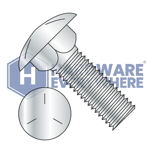 3/4-10 x 7 CARRIAGE BOLTS / Grade 5 / Zinc