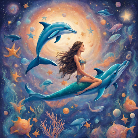 mermaid-on-dolphin-stars