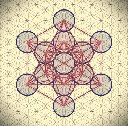 Metatron's Cube with Flower of Life