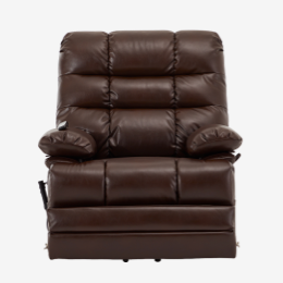 Faux Leather Brown