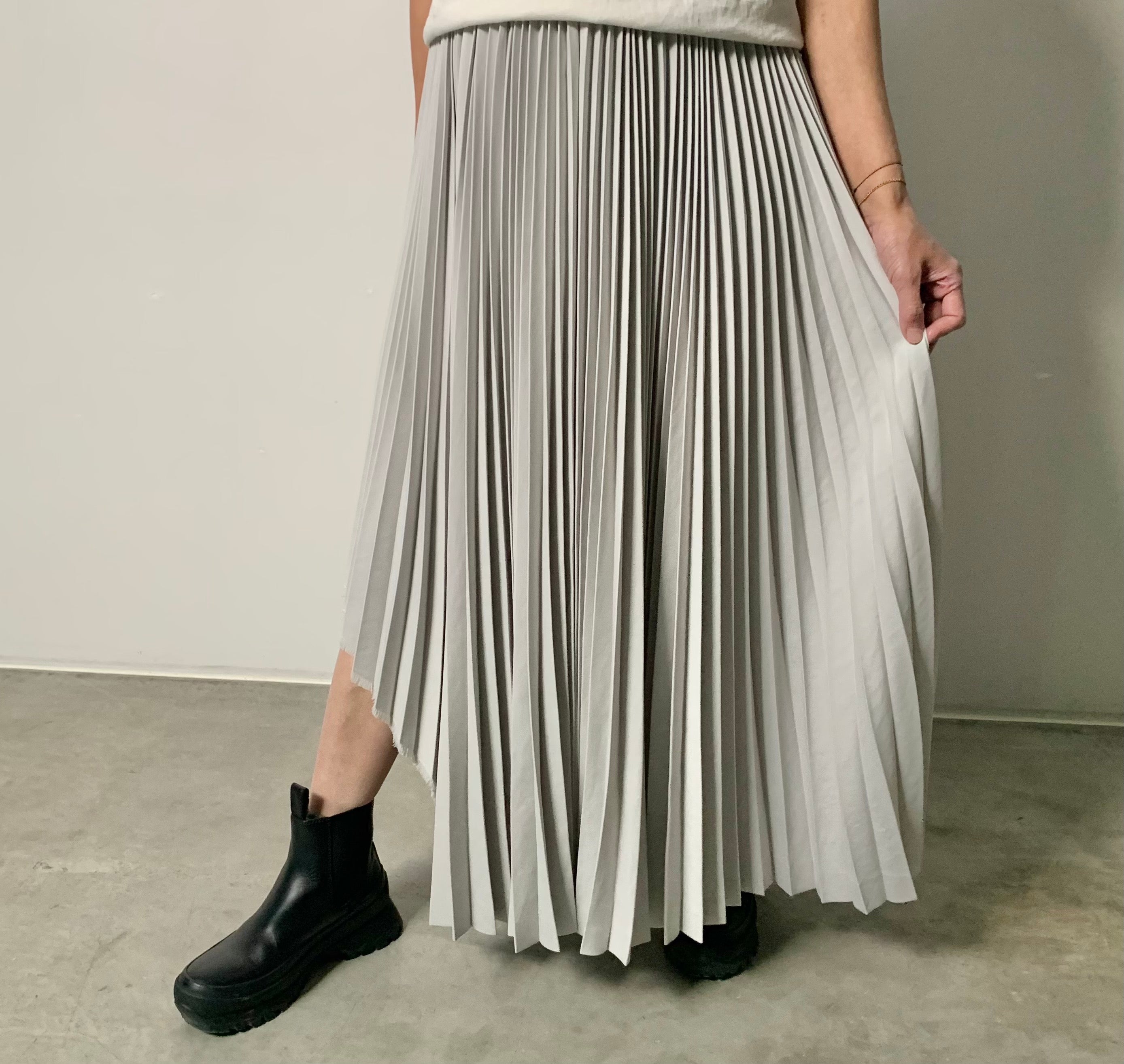 MASU 23SS PLEATS SKIRT BLACK プリーツスカート 46 | web-flake.com