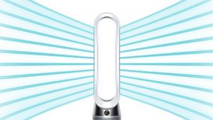 Dyson Pure Cool projects powerful airflow