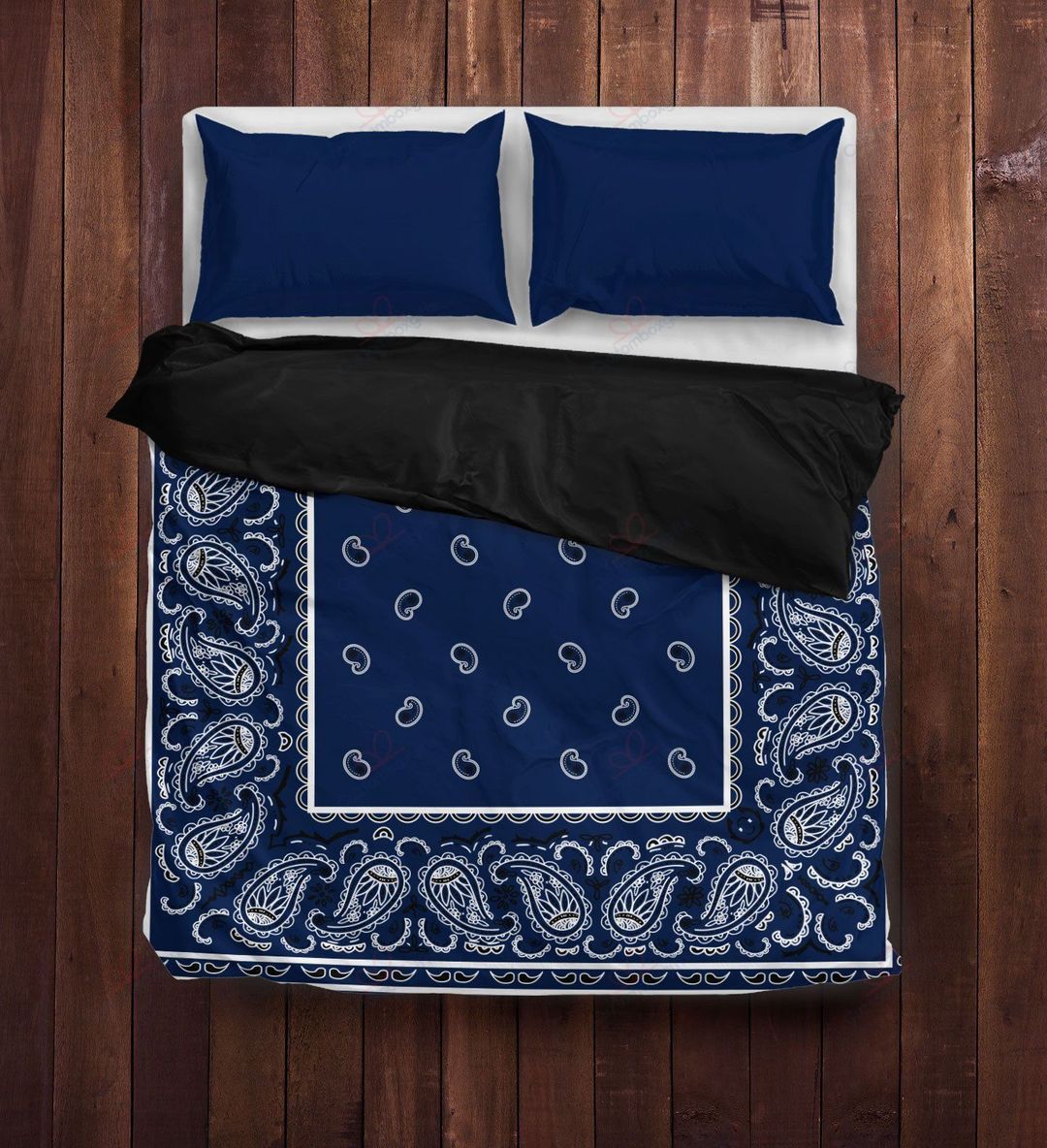 NAVY BLUE BANDANA KK0909010 BEDDING SET