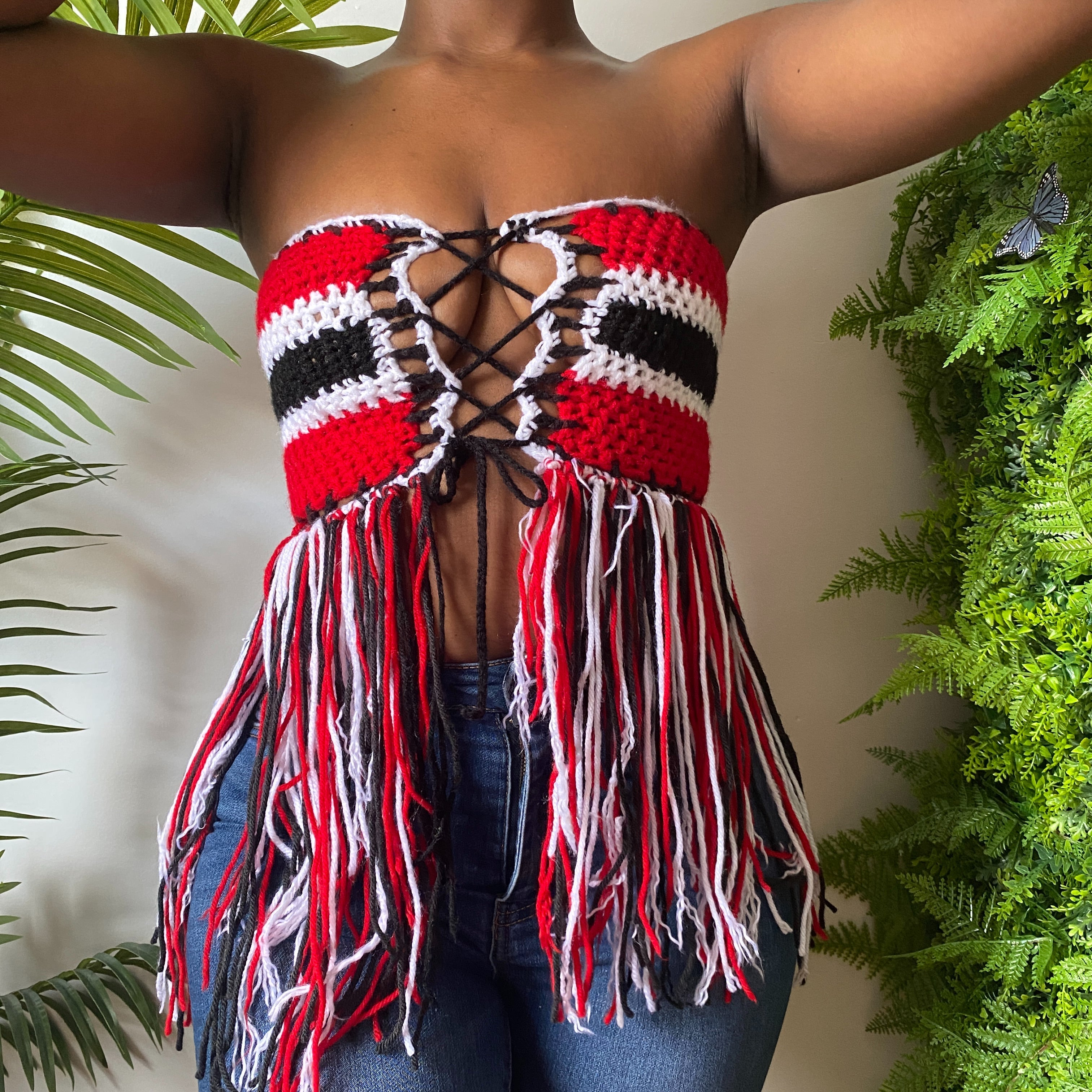 Trinidad Flag Demeter Fringe Crochet Top | Tanijay Crochet – TANIJAY ...