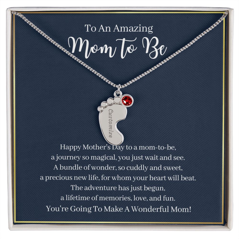 Baby Feet Necklace Baby Shower Necklace New Mom Necklace Mother's Day  Jewelry - Walmart.com
