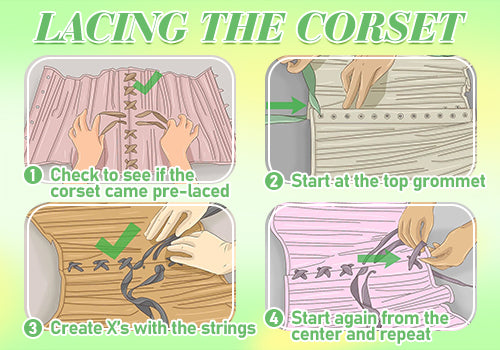 lacing the corset