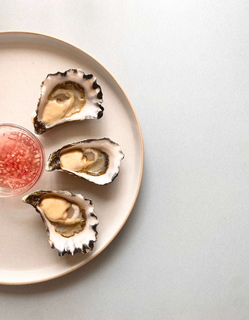Sydney Rock Oysters with mignonette
