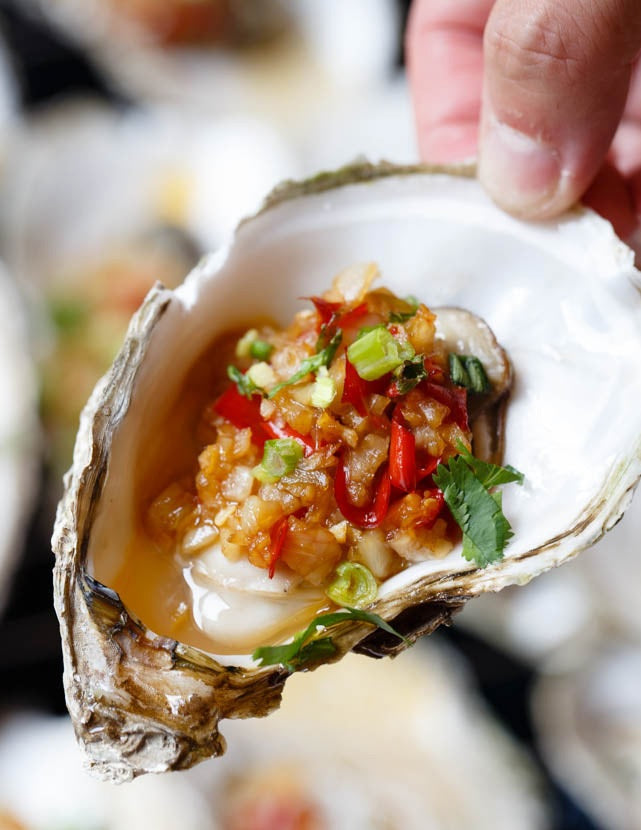 Oyster with Japanese Vinaigrette