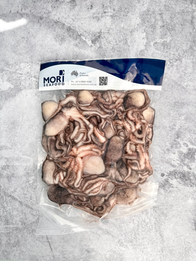 Mori Seafood Baby Octopus Berrima Frozen at Dawson's Oyster Supplies