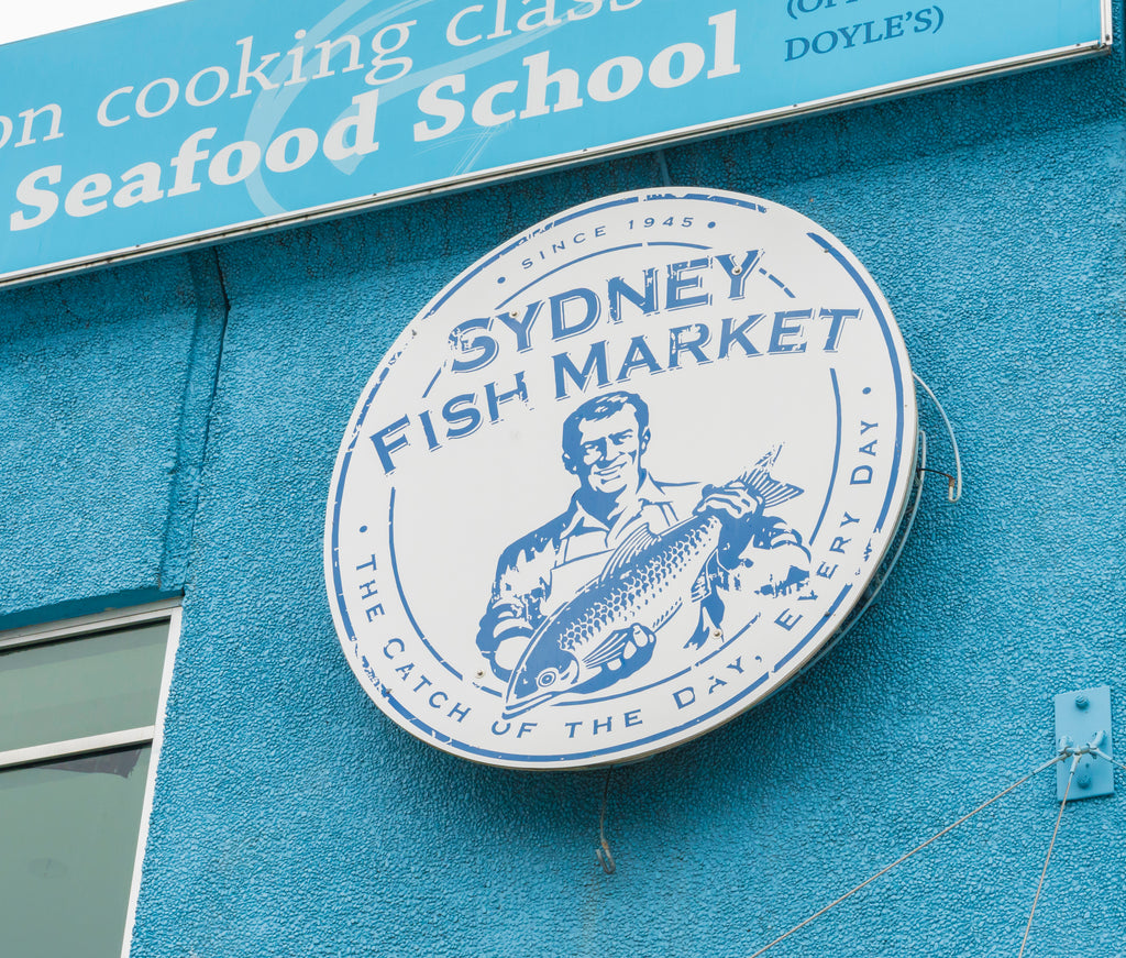 Sydney Fish Market Old Logo