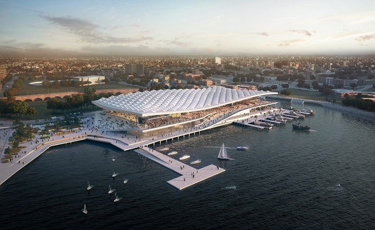 Sydney Fish Market Redevelopment Mockup