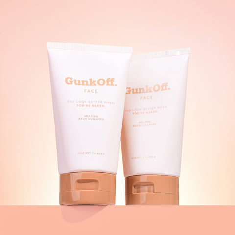 GunkOff Melting Balm Cleanser & Hydrating Gel Cleanser. The perfect Australian beauty solution for gentle makeup removal and thorough cleansing, designed for sensitive skin.