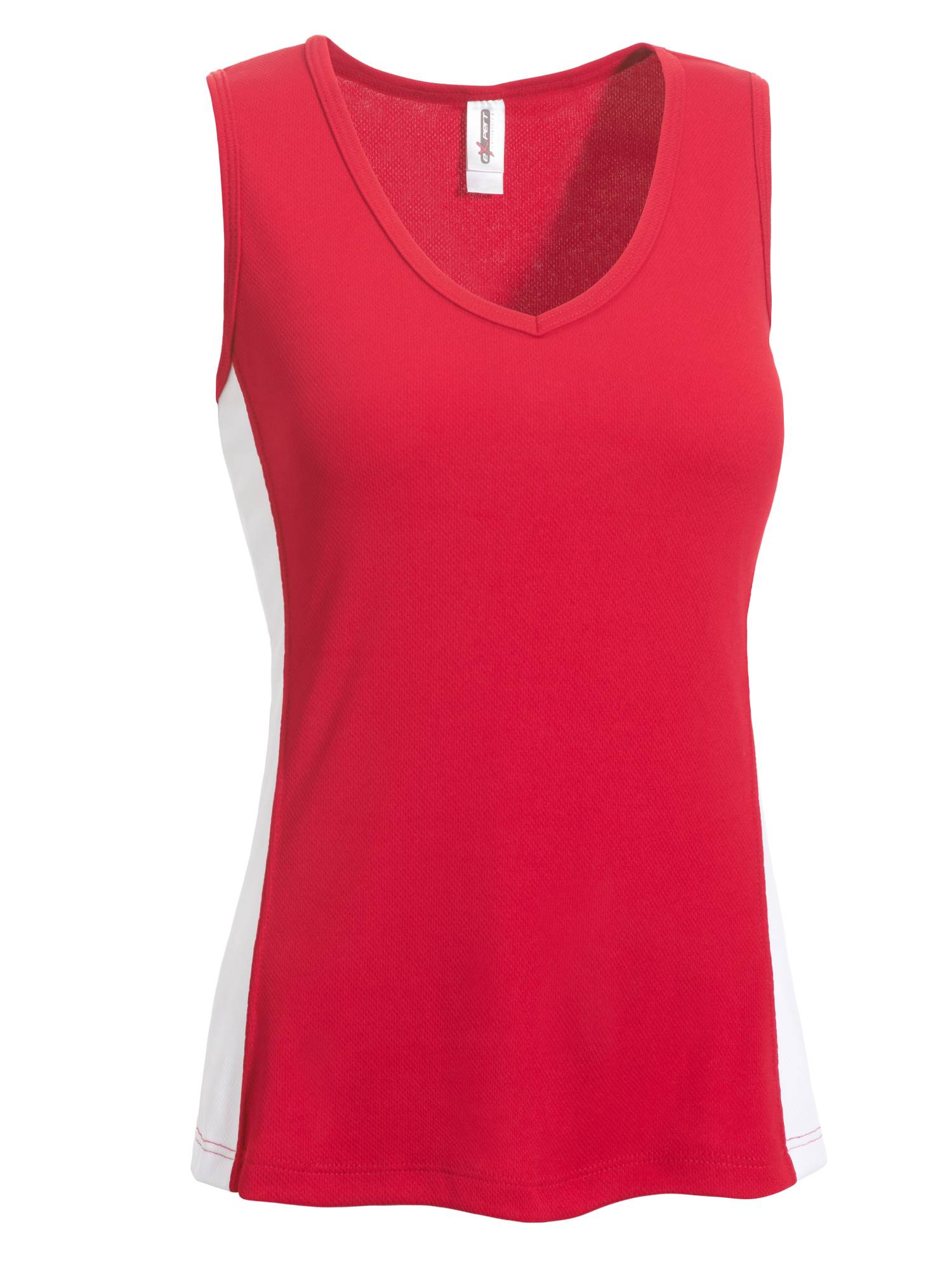 Women's Oxymesh V-Neck Colorblock Tank Top T-Shirt