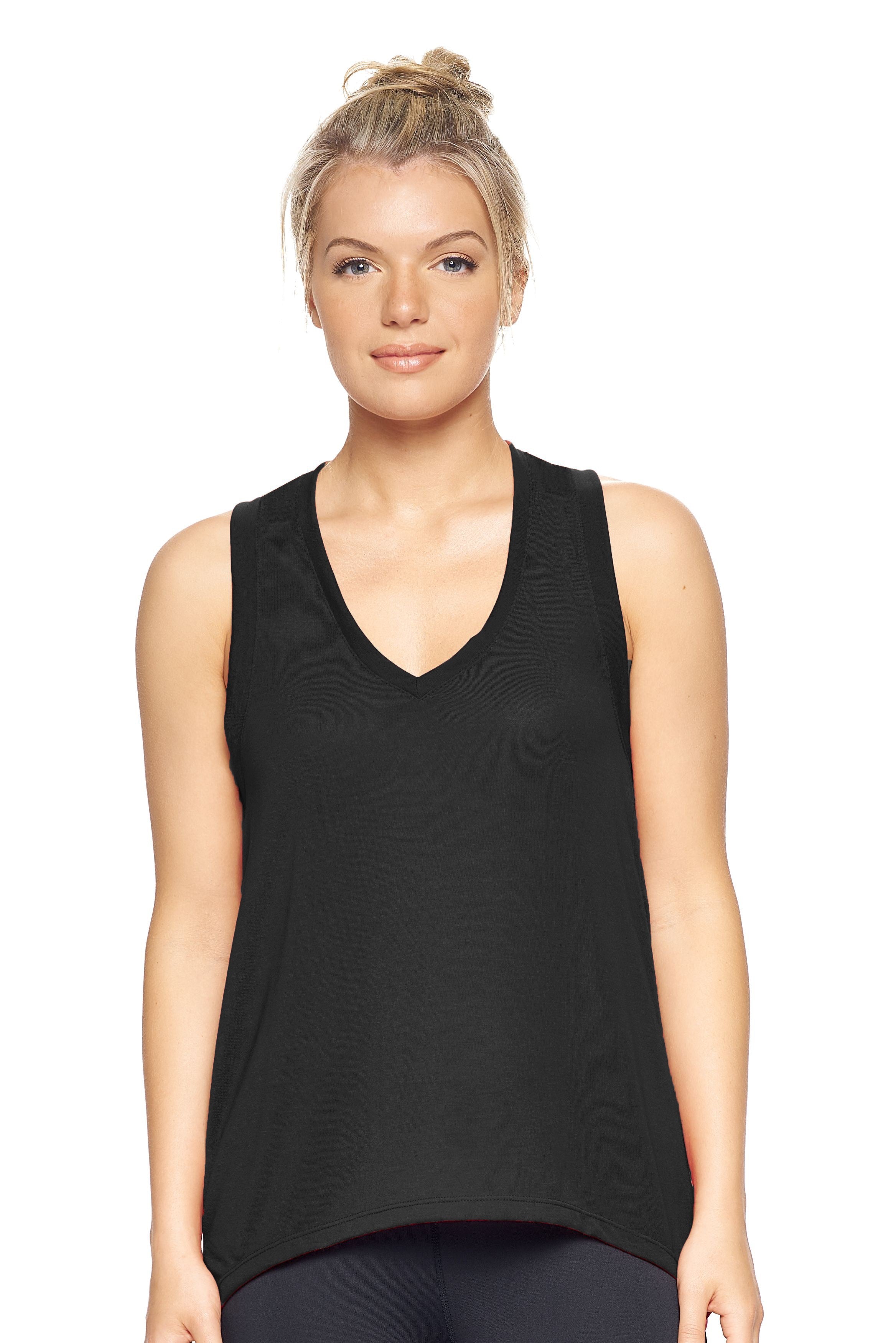 Women's Siro V-Neck Racerback Tank Top T-Shirt