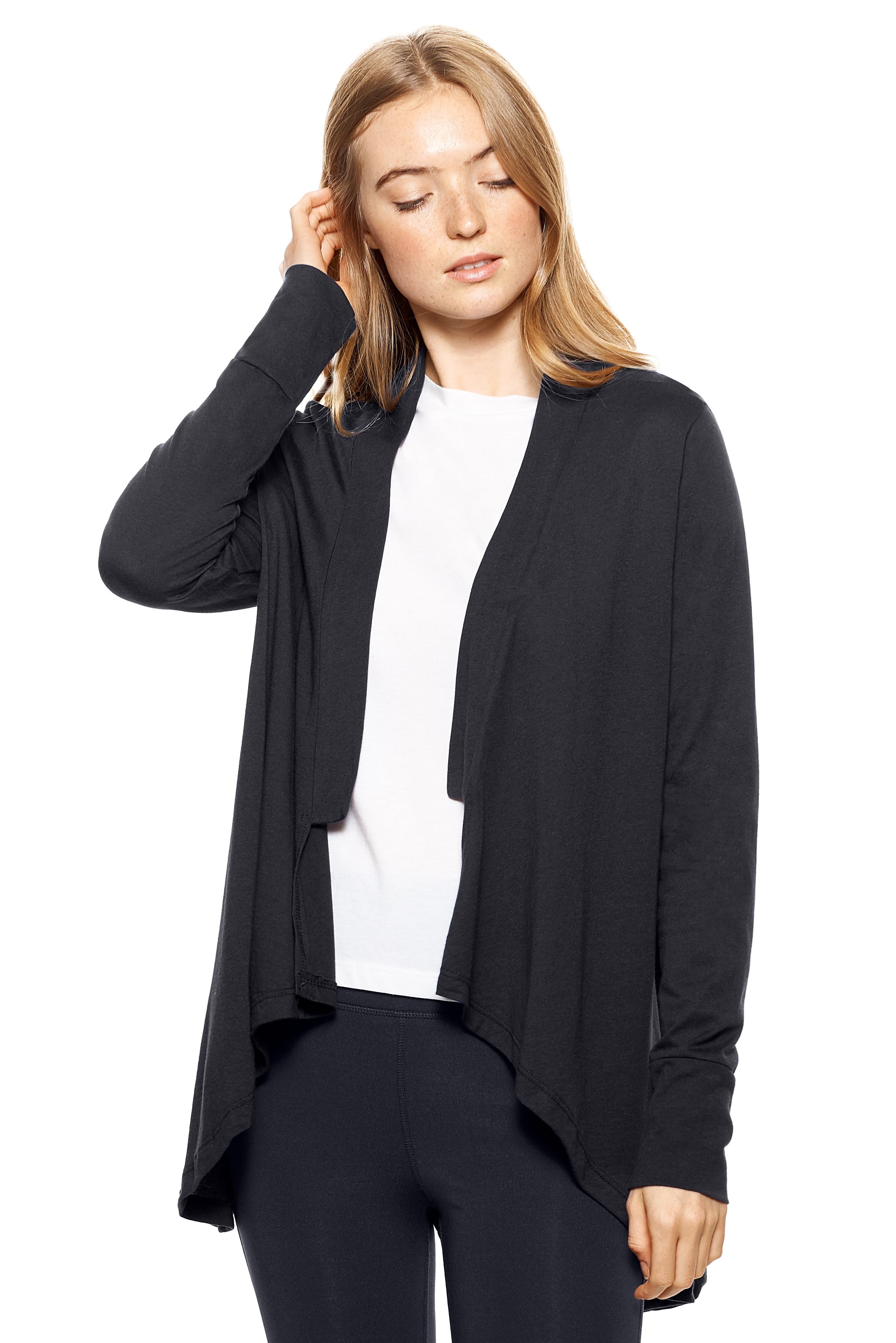 Women's MoCA Drape Front Cardigan