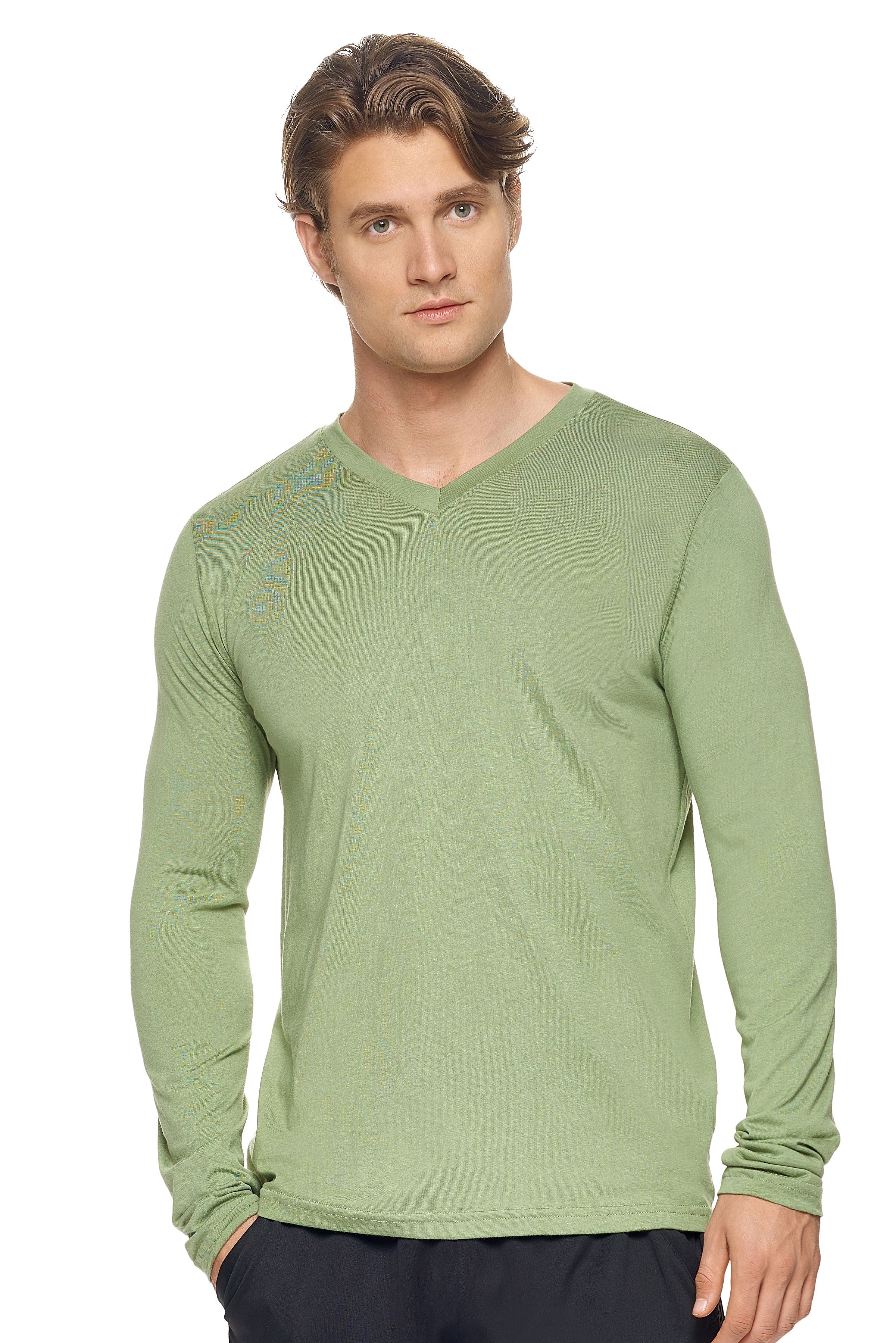 Men's MoCA V-Neck Long Sleeve T-SHIRT