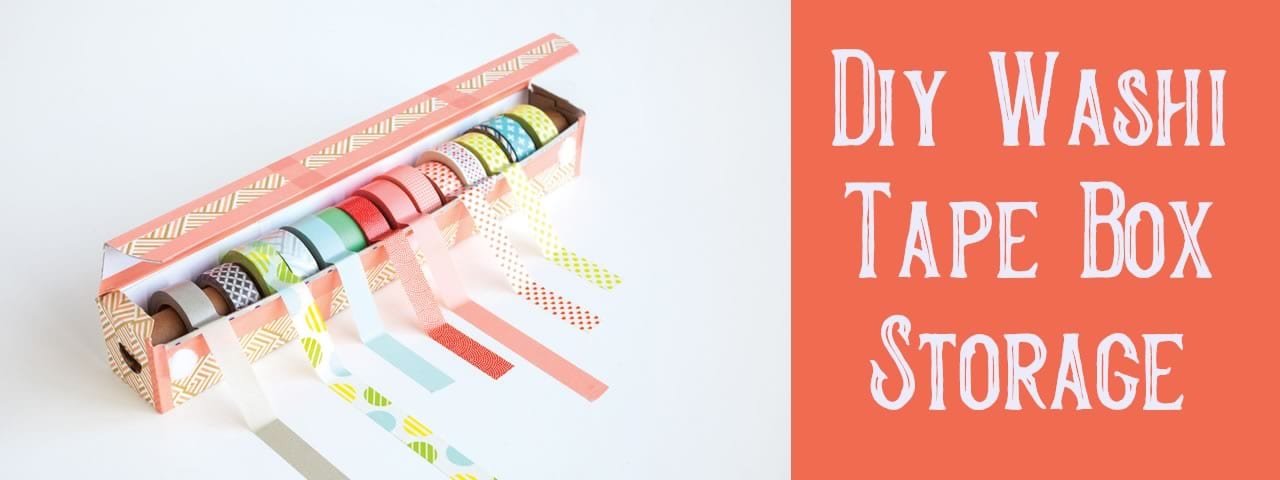 Diy Washi Tape Box Storage