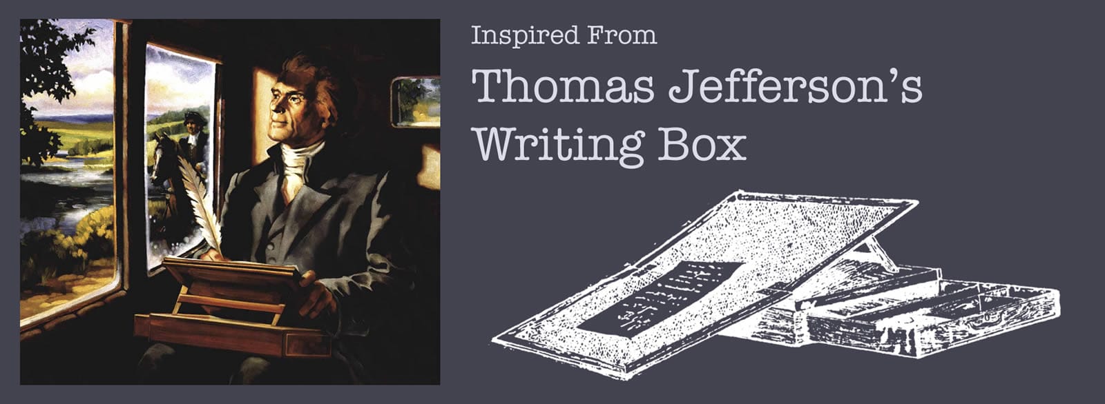 Handmade The Writing Box Portable Writing Desk Galen Leather